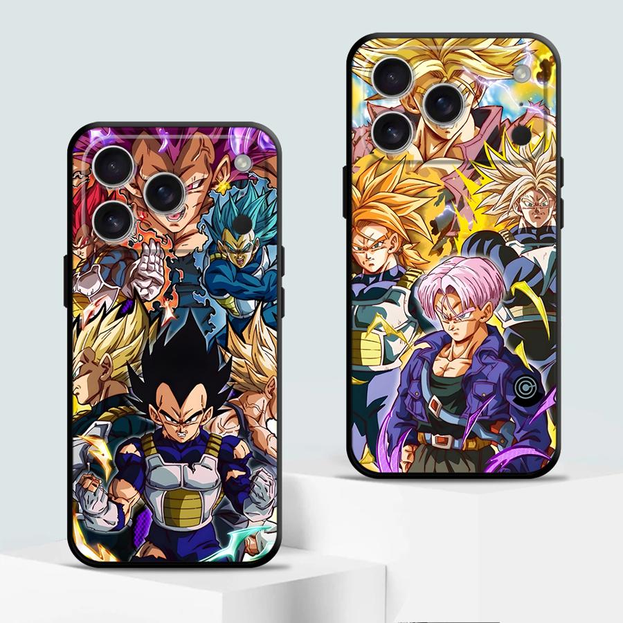 Case for Apple iPhone 17 Pro Max 15 Pro 7 8 12 XR XS MAX 14 13 11 16 Air Funda Phone Cover D-ragonS B-allS Vegeta