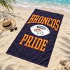 Denver Broncos Microfiber Beach Towel Quick Dry Sand Free Lightweight Beach Towels for Travel Swimming Camping