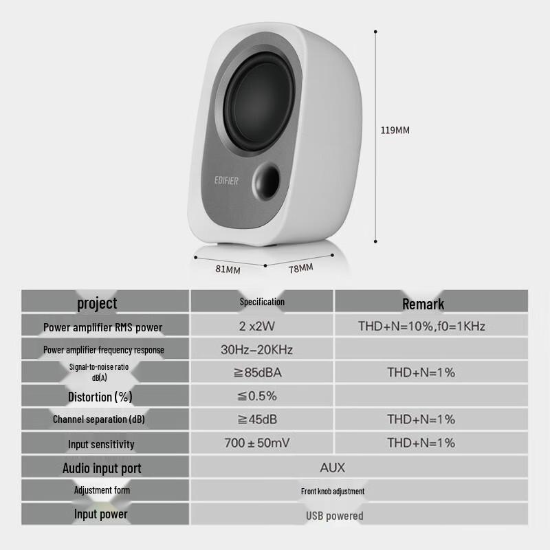 Edifier R12U USB Powered 2.0 Desktop Speakers