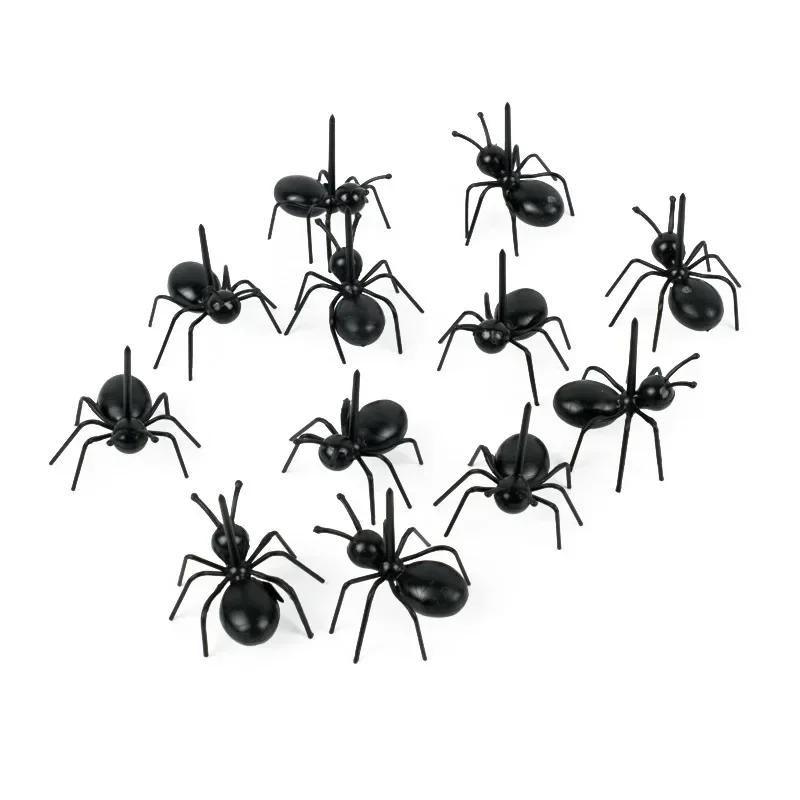 12Pcs Ant Fruit Fork Set Plastic Ant Toothpick Bento Stick Party Cake Snack Fork for Home DIY Table Decor Kid Lunch Accessories