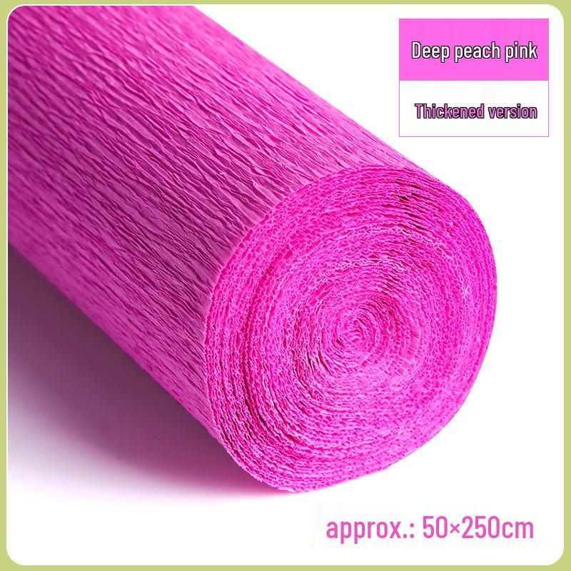 Verdicktes Krepppapier für DIY-Handwerk mit handgefertigten Blumen