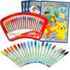 Pokemon Gel Pen Set Kids - Includes 20 Colorful Pens Coloring Book Party Souvenir Activity
