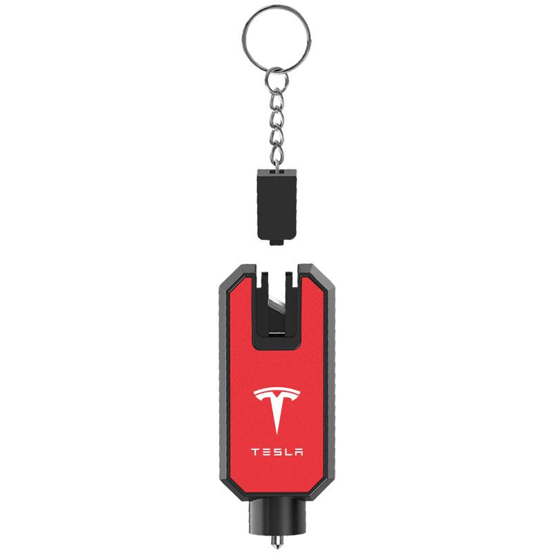 3 In1 Car Safety Hammer Emergency Glass Breaker High Hardness For Tesla Model 3 Model X S 2016-2020 Decals TM3 TMX TMS Decal