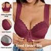 Damen kabellos integrierter Cup Frontverschluss Spitze Sexy Intimbereich BH