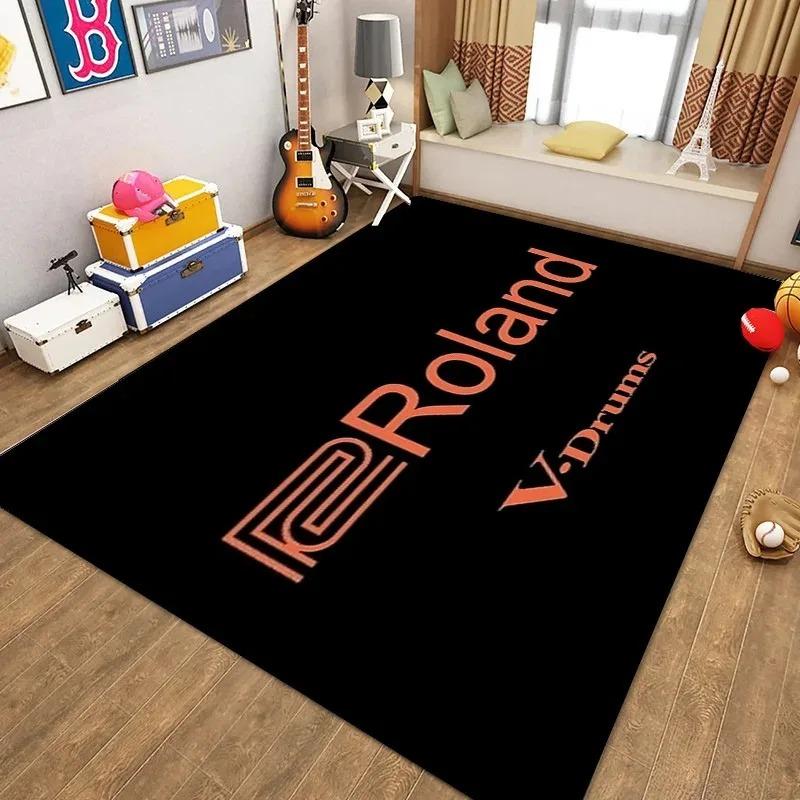 Exquisite Roland Carpet Soundproof Drum Rugs Blanket Bass Drums Snare Electronic Jazz Musical Floor Mat Vintage Sound Absorbing
