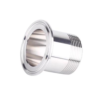 1/2" DN15-2"DN50 Stainless Steel SS304 Sanitary Male Threaded Ferrule OD 50.5mm Fit 1.5" Tri Clamp
