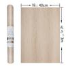 TOTIO Wood Grain Removable Wallpaper Vinyl Wall DIY Remake Wood Grain Cutting Light Yellow Walnut Wood 40cm x for Furniture Light Yellow Plain Sheet,