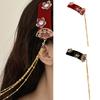 Elegant Long Tassels Hair Clip Side Hairpin Gold Butterfly Barrettes Hair Styling Accessories for Chinese Ethnic Costume
