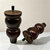 4pcs 15cm European Style Furniture Leg Solid Wood Sofa Legs Replacement Feet Fittings Coffee Table TV Cabinet Wooden Legs