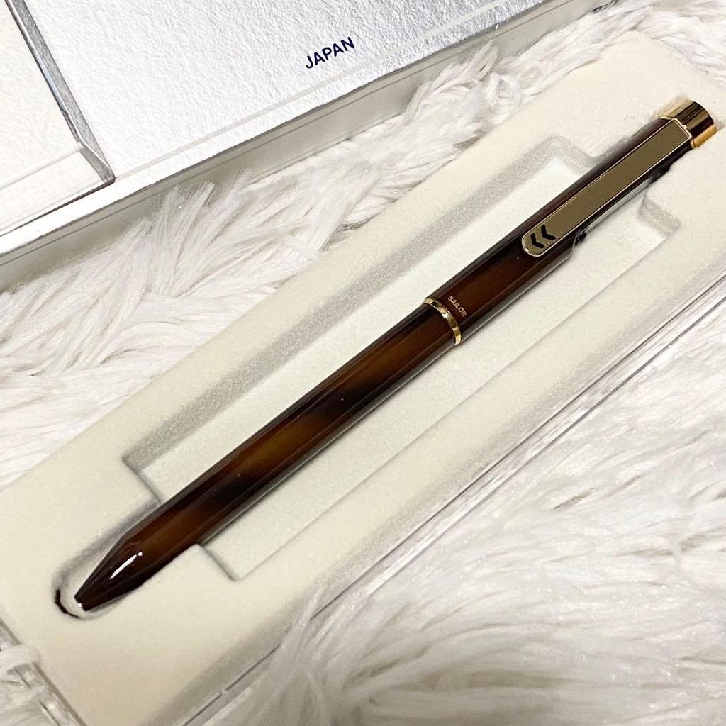 Used 【Beautiful Condition】 SAILOR Pen Watch 2-Color Ballpoint Pen