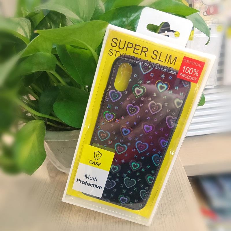 iPhone Transparent Phone Case Packaging Box - PVC Glue Box In Stock