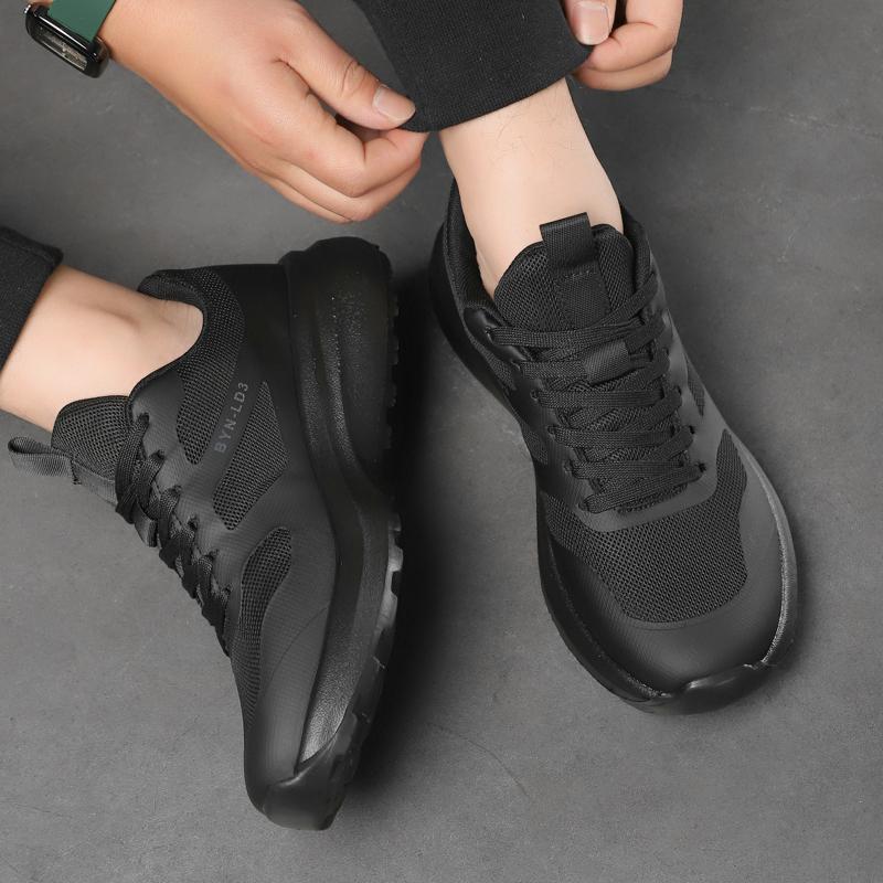 Fashion Mens Driving Shoes Mesh Flats Fashion High Quality Walking Shoes Men Breathable Indoor Home Footwear Non Slip Casual Men's Shoes