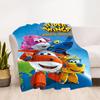 1pc Super Wings Outdoor Blanket Lightweight Flannel, Soft & Warm, All-Season Use for Sofa, Outdoor, Camping, Living Room, Office134
