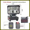 1Pcs 3/4/5/8 Inch Portable Led Spotlight Cordless Handheld Light Compatible With For 18 V 20V Battery For Outdoor Work Fishing