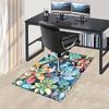 1pc Succulent Garden Themed Rug for Home Decor, Non-slip Office Carpet, Chair mat, Outdoor Mat, Christmas and Halloween gifts-0731122