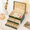 Creative Multi-layer Jewelry Box, Earrings Necklace Jewelry Storage Jewelry Box Pu Leather Multi-functional Jewelry Storage Box
