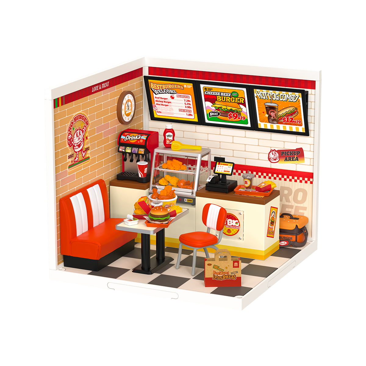 Rolife Robotime 3D Puzzle Super Creator Yum Diy Miniature House (Dw010) | 1:24 Scale Dw010