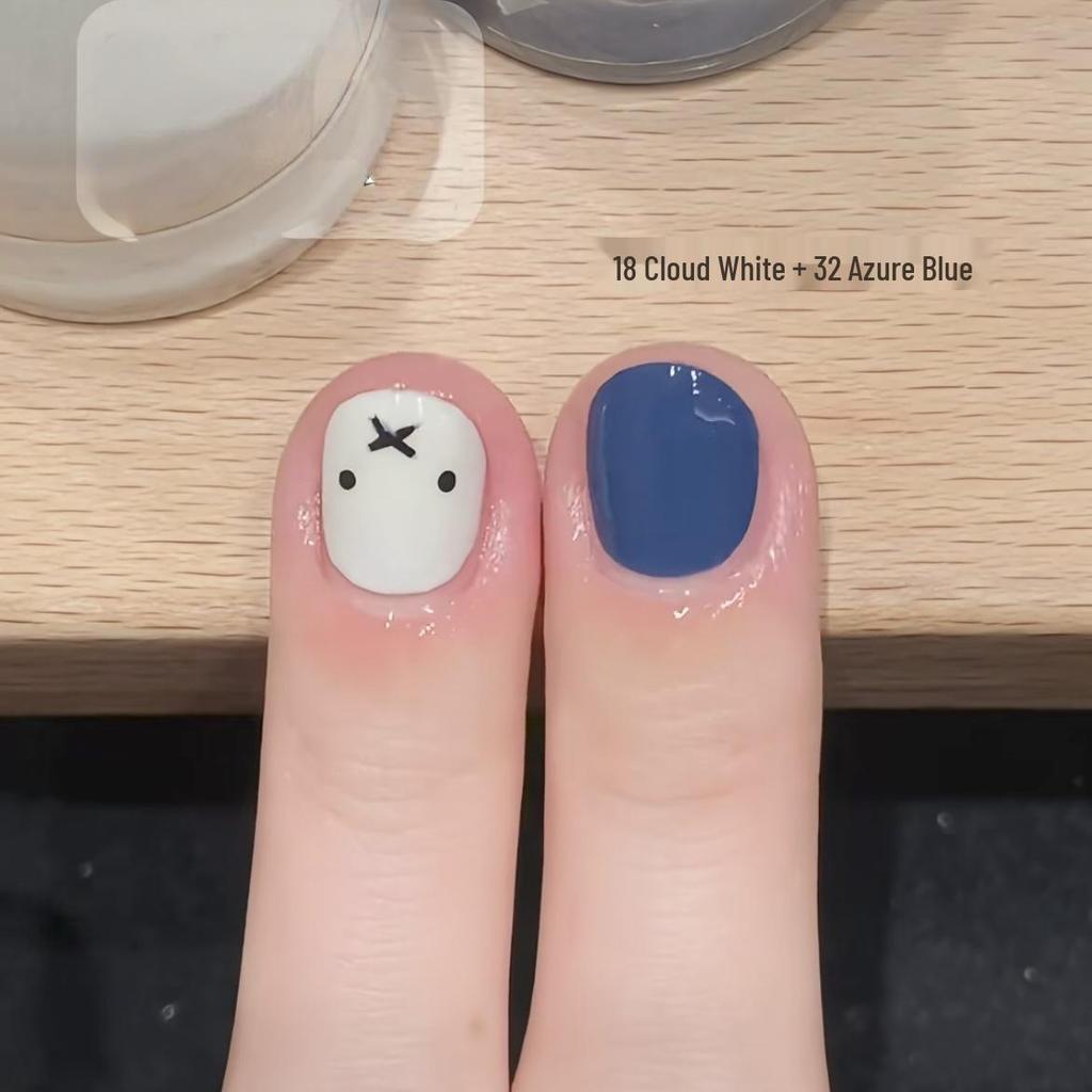 Winter Instant-Dry Long-Lasting Nail Polish Set - No-Peel, Pure Desire Whitening