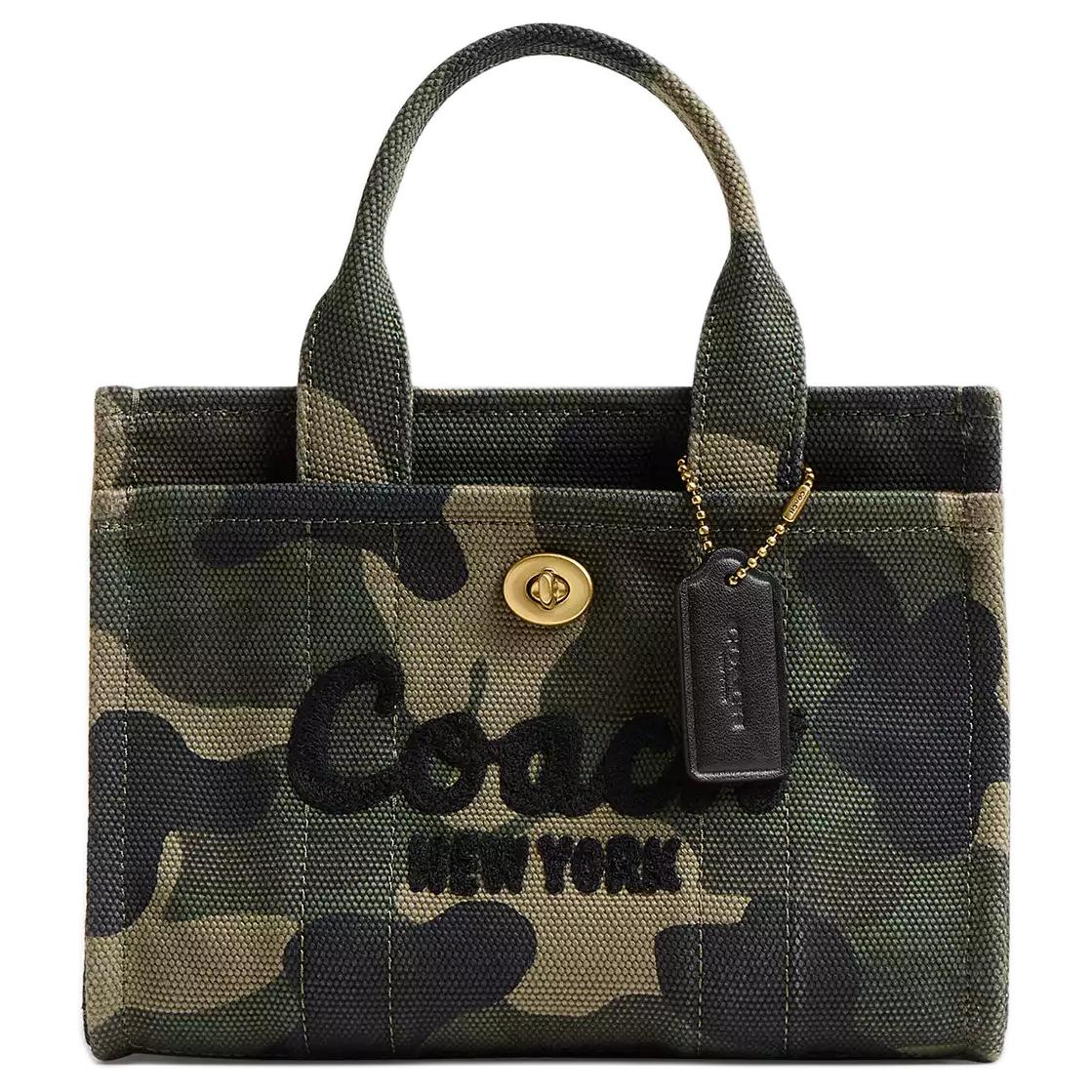 Coach Cargo 20 Letter Logo Zipper