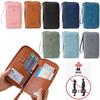 Multi-Functional Rfid Passport Wallet Rfid Passport Holder For Wallet Essential Travel Anti-Theft Wallet Storage Case Anti-Theft
