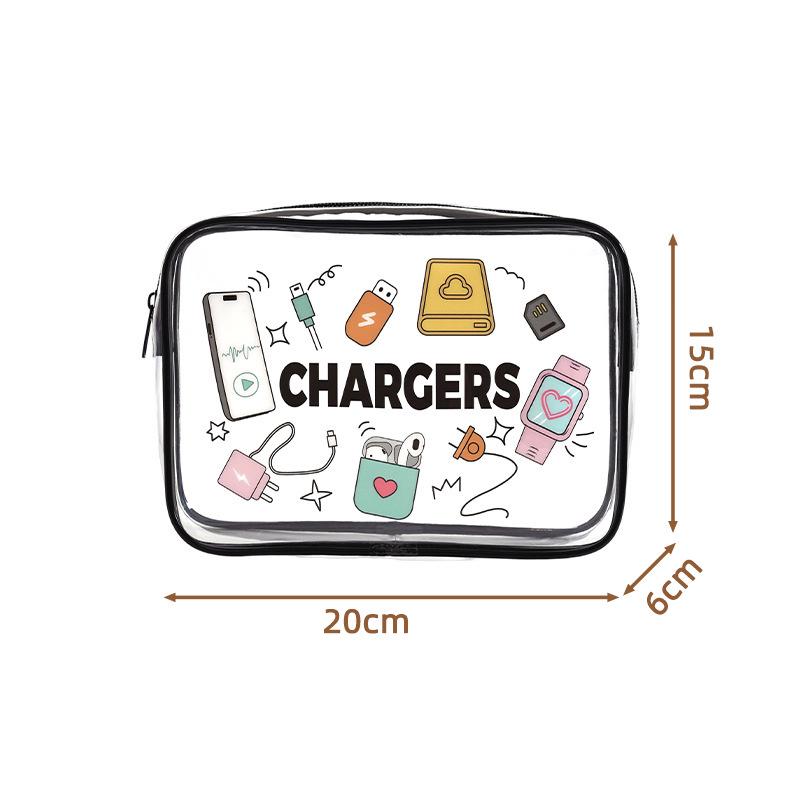 Transparente Wasserdichte PVC Kosmetiktasche - Tragbare Reise-Kulturbeutel-Aufbewahrung mit großem Fassungsvermögen und individueller Logo-Option