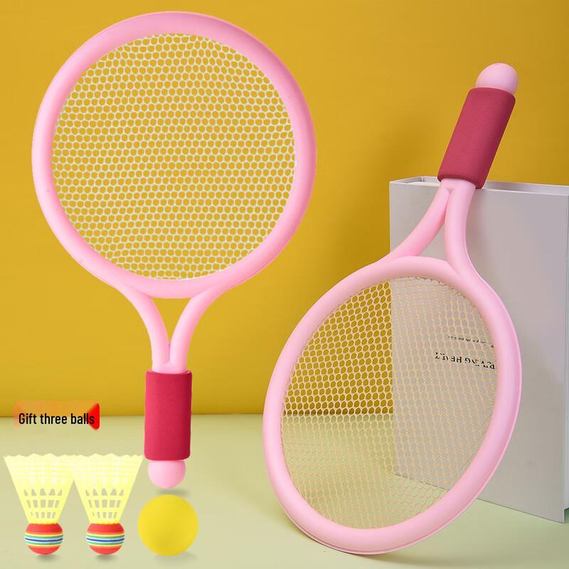 Green Mantis Kids Orange Badminton Set