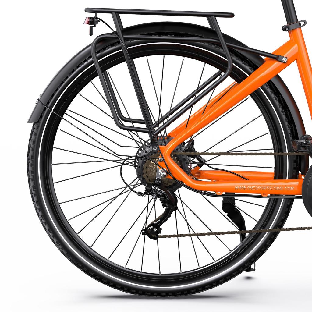 Onesport OT05 Pro Urban Commuting Electric Bicycle With Seat 250W 36V22.5Ah Battery Outdoor Riding E-Bike 28 Inch Tires Multi-Terrain Electric Bike