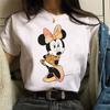Y2k 90s Fashion T Shirts Gothic Fashion Mickey Tshirt Minnie Mouse Print T-shirt Women T Shirt Female Clothes Kawaii Disney