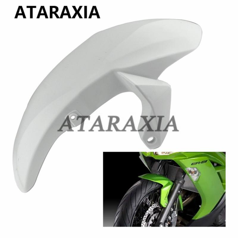Motorcycle Mudguard Front Fender Mudflap Splash Guard Front wheel Fender for Kawasaki ER6N ER-6N ER6F ER-6F Ninja 650R 2012-2016