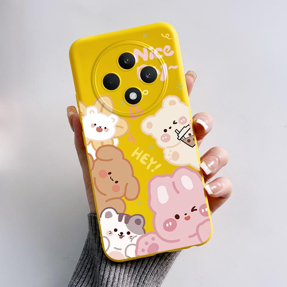 For OPPO Reno 12 FS 5G Case Bear Frog Silicone Soft Phone Cover for Oppo Reno 12 F Cases Reno12 FS Reno12FS 12 F 12F 12FS 4G 5G