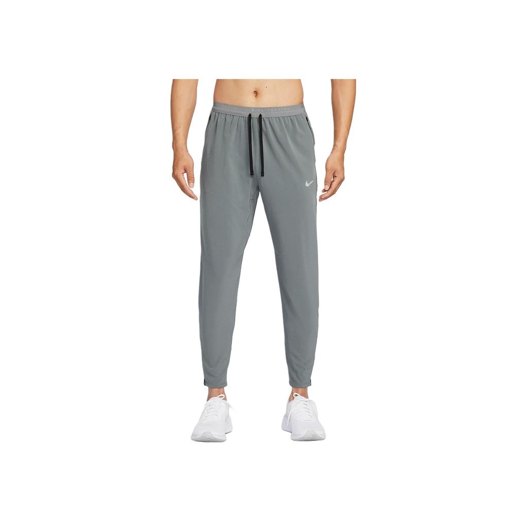 Nike Logo Drawstring Tapered Quick-Dry Casual Pants Men bottoms Smoke-Gray HV4545-084