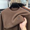 Herren Kapuzenpullover mit Rundhalsausschnitt und langen Ärmeln Herbst Winter Neuankunft Briefstickerei Wärme Unterhemd Freizeitbekleidung für Herren
