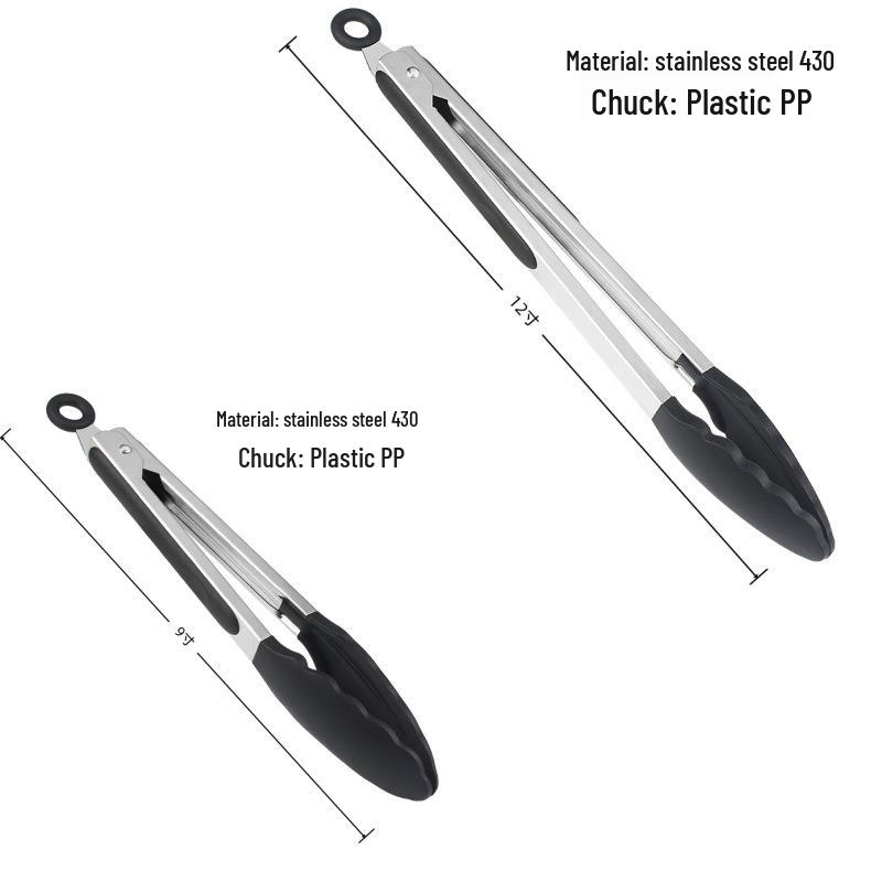 Heat-Resistant Silicone Food Clips: Commercial-Grade Grilling Tools for Steak & BBQ