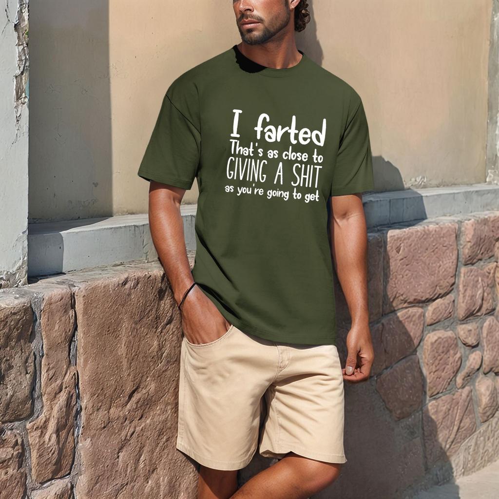 Pánská košile s krátkým rukávem se stojáčkem Volná sváteční košile pro volný čas Muž