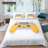 Games Duvet Cover Set Boy Kid Gamepad Bedding Set Video Game Controller Polyester Comforter Cover Player Modern Gamer Bedclothes