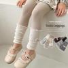 2026 Frühling Koreanischer Stil Gestrickte Baumwolle Baby Mädchen Patchwork Leggings