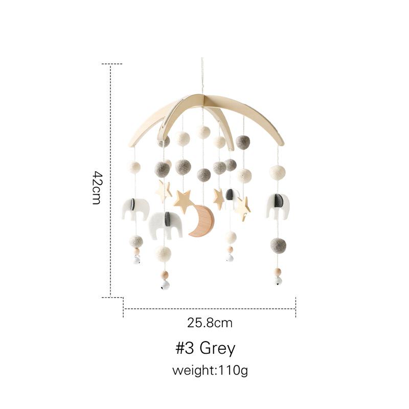 Rotating Crib Mobile: Newborn Baby Sleep Aid & Educational Rattle Toy
