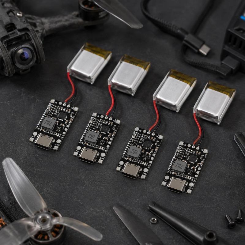 1/5x Type-C Lithium Battery Buck Boost Fast Charging Module Universal LiPo Battery Charging Board DIY RC Car Drone Power Module