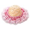 Popular Korean Straw Hat Foreign Style Farmer Hat Sun Hats Pet Cat Funny Retro Cute Bow Fashion Pet Products