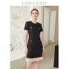 LadyS Elite Madeleine Acetate Short-Sleeve Dress