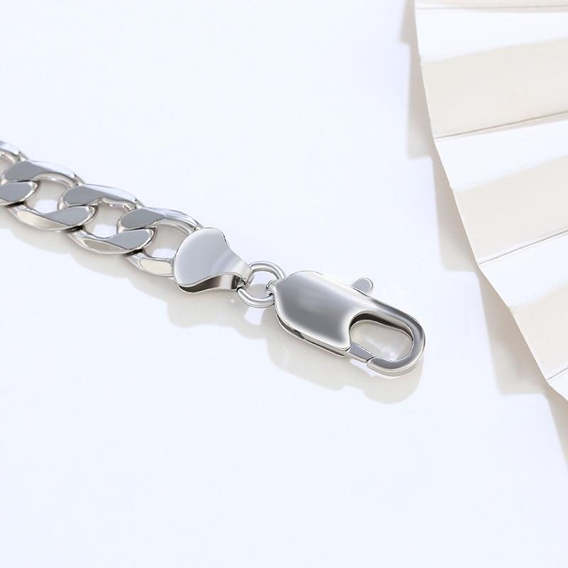 THICK Silver Men' BRACELET 925 SILVER Bracelet 8mm/22cm Armoured