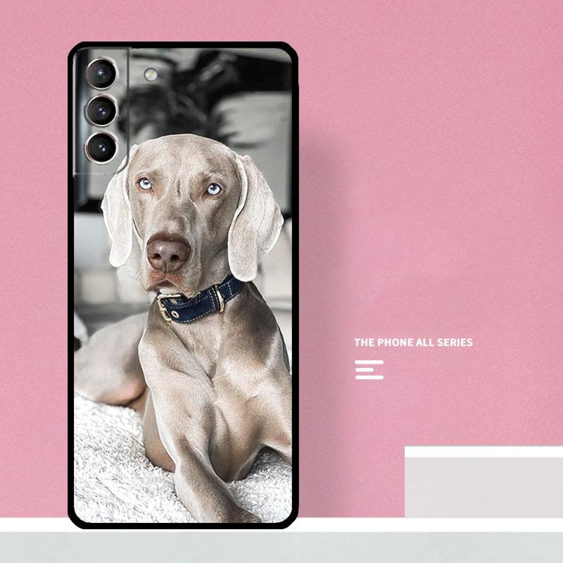 Weimaraner Dog Phone Case For Samsung Galaxy S26 S23 Ultra S20 S21 S22 S24 S25 Plus S10 S25 FE Cover Coque