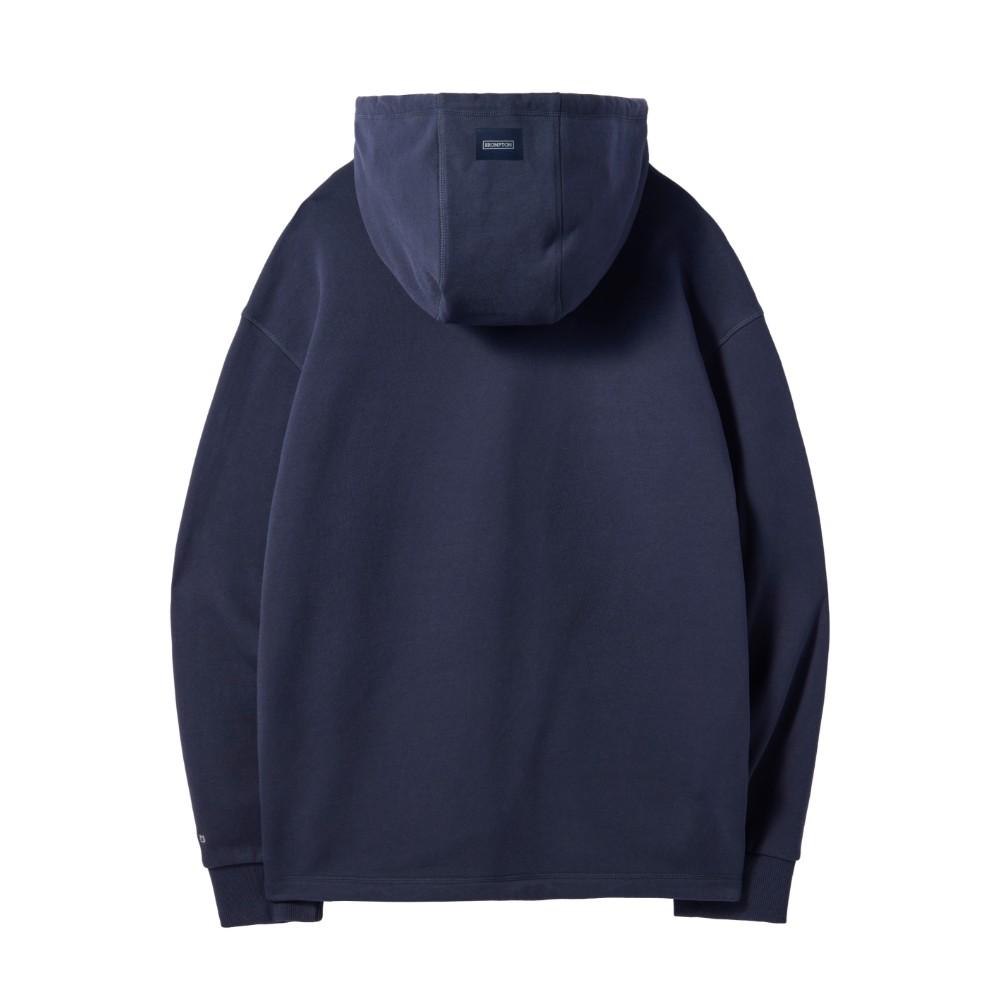 Organic Terry Hoodie - Navy (P241Uhd406)