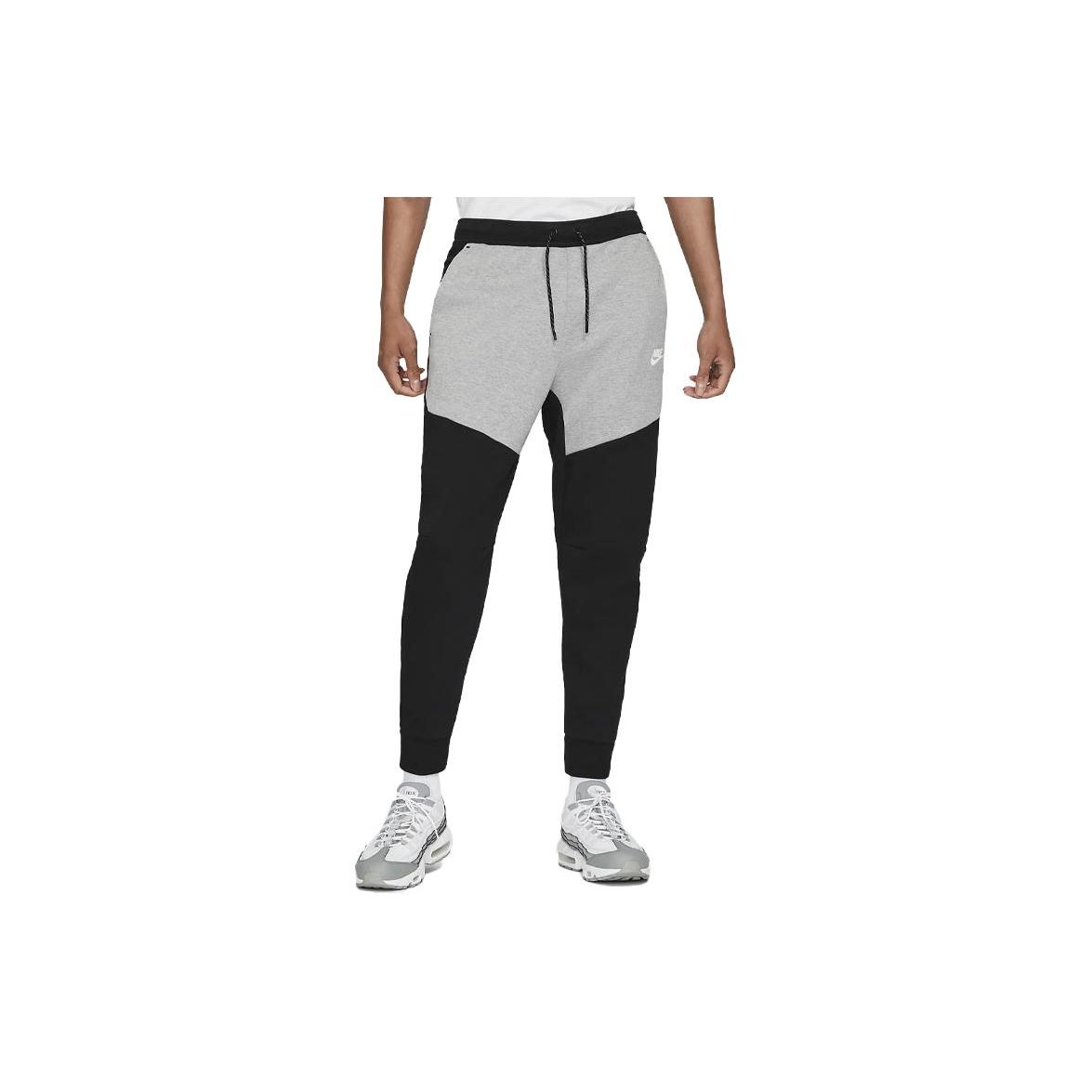 

Nike Tech Fleece Joggers Black/Heather Grey Мужские брюки CU4495-016 XXL