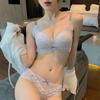 Lace Lingerie Set: Push-up, Wire-Free, Adjustable Support Bra for Small Busts.