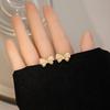 Simple Geometric Pearl Stud Earrings Exquisite Commuter Superior Earrings Earrings