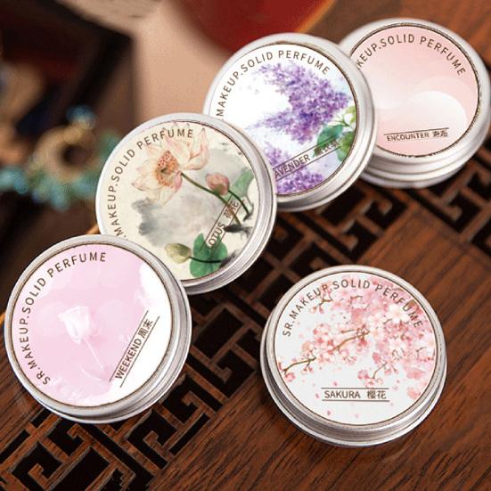 2/3/4/5Pcs Balm Irresistible Scent Solid Perfume Captivating Aroma Long-lasting Fragrance Alcohol-free Natural Balm Body Deodorant Supplies