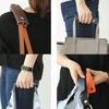 Soft Leather Handbag Handle Wrapped Luggage Luggage Grip Protector Shoulder Bag With Anti-Scuff Padded Lid Bag Accessories