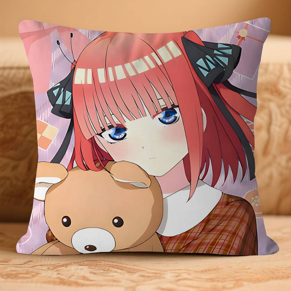 Ni-no Anime N-NakanoS Kissenbezug Abnehmbar Waschbar Kissenbezug – Ganzjährig Weiches Leinen