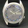 VINTAGE SEIKO 5 AUTOMATIC 7009A JAPAN MENS GREY COLOR DIAL WATCH A500093-2 R151a-a500093